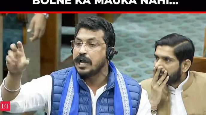 Chandrashekhar gets into heated argument in Lok Sabha: ‘Daliton Ko Yaha Bhi Bolne Ka Mauka Nahi…’