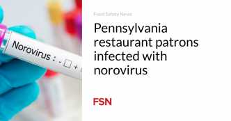 Pennsylvania restaurant patrons infected with norovirus