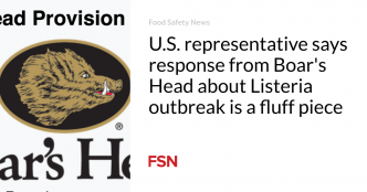 U.S. representative says response from Boar’s Head about Listeria outbreak is a fluff piece