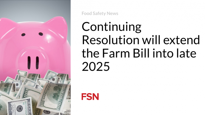 Continuing Resolution will extend the Farm Bill into late 2025