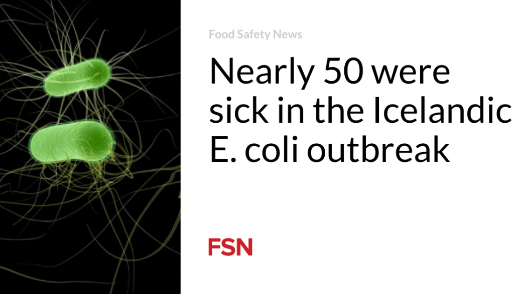 Nearly 50 were sick in the Icelandic E. coli outbreak