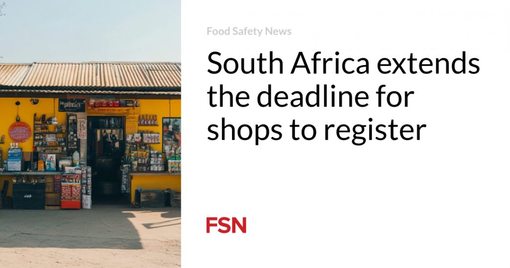 South Africa extends the deadline for shops to register