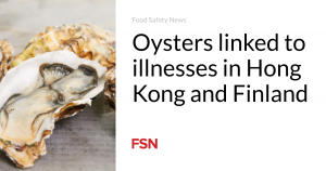 Oysters linked to illnesses in Hong Kong and Finland