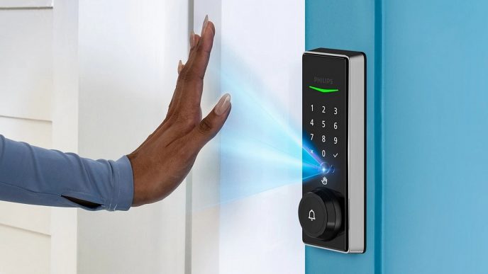 Philips 5000-series smart deadbolt review: To open, just scan the hand